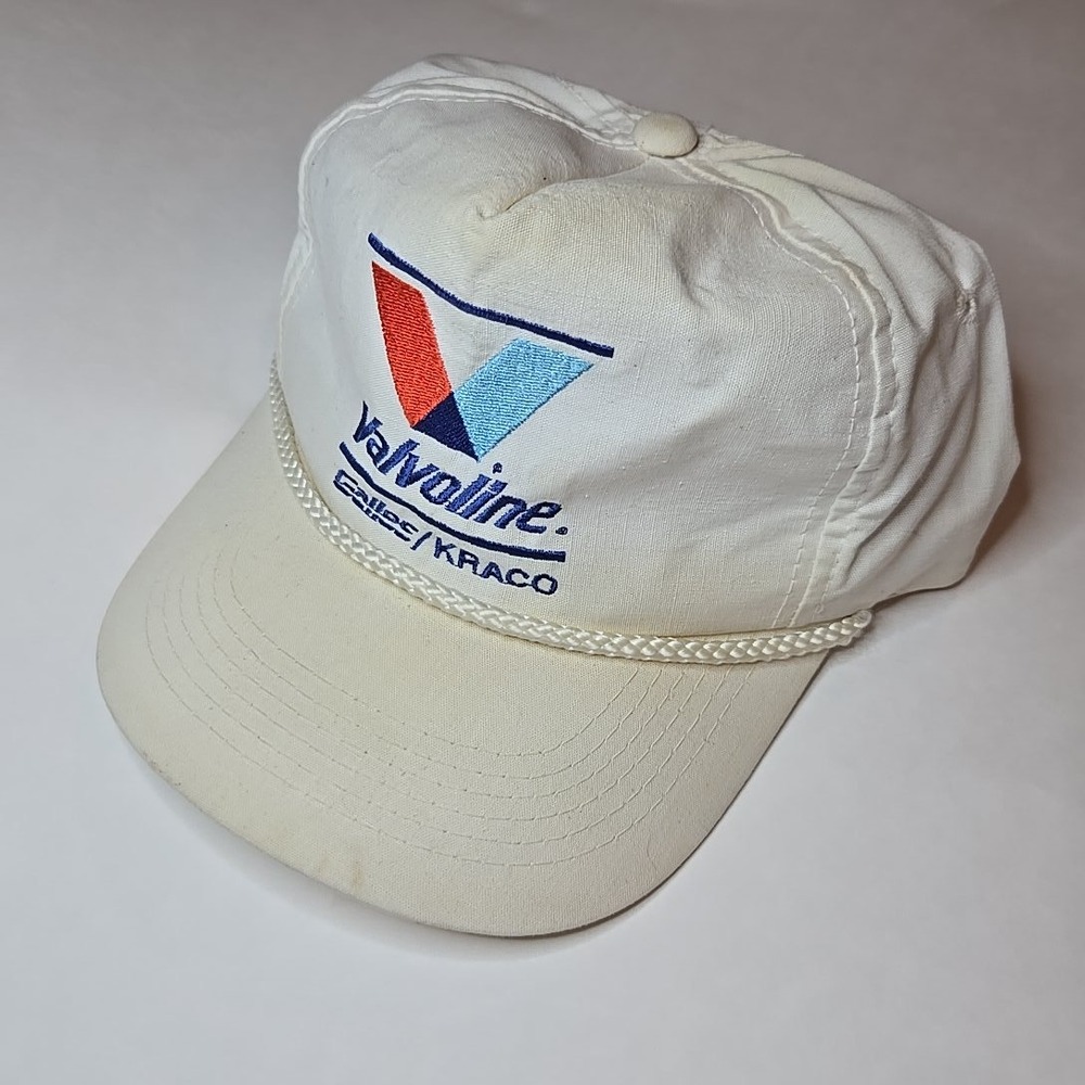 VTG Valvoline Classic‎ Racing Hat White GALLES/KRACO Adjustable YoungAn OSFM USA